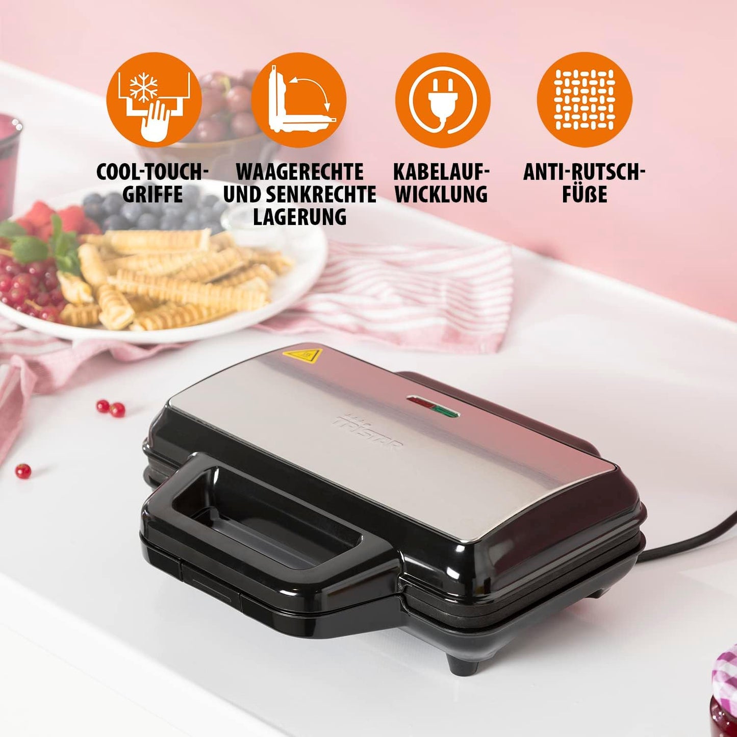 WF-1171 Waffel-Pommes-Maker (15 Stück), Waffel-Pommes