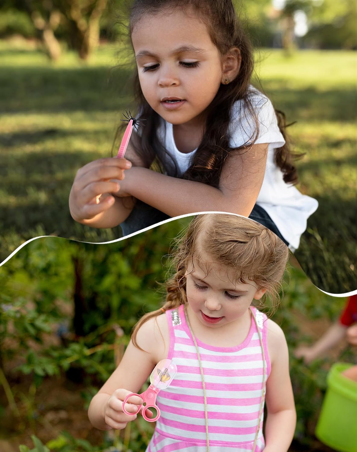 Kinder-Entdecker-Set für Outdoor-Abenteuer, Rosa - 8pc