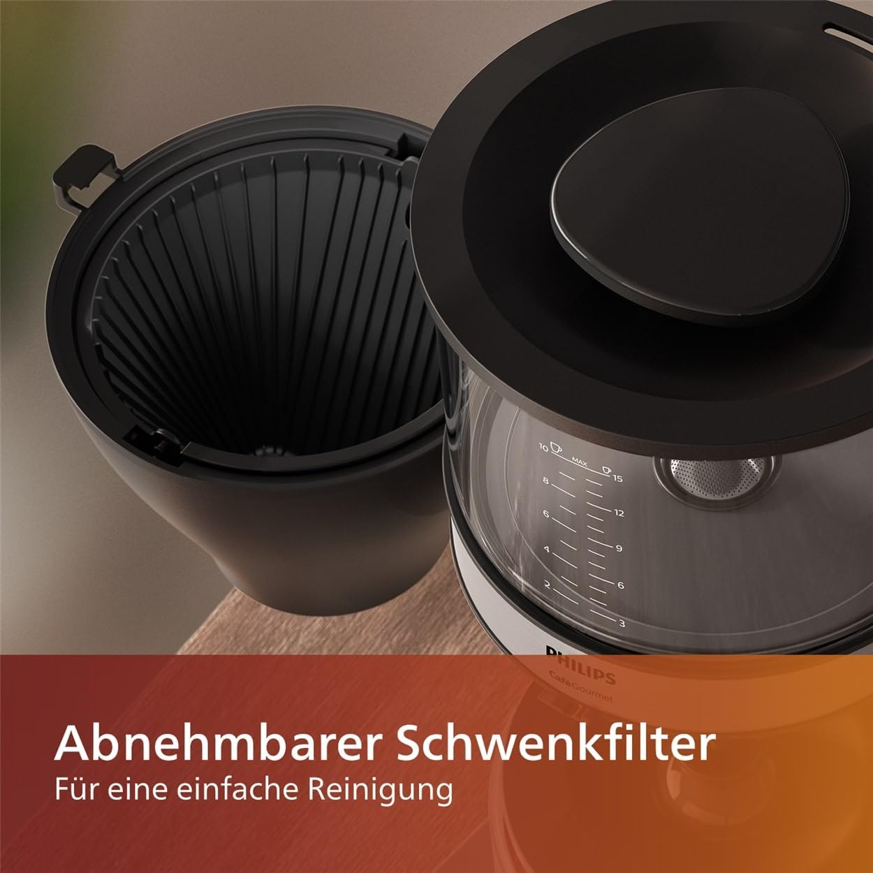 Filterkaffeemaschine HD5416/60, Gourmet Filterkaffeemaschine