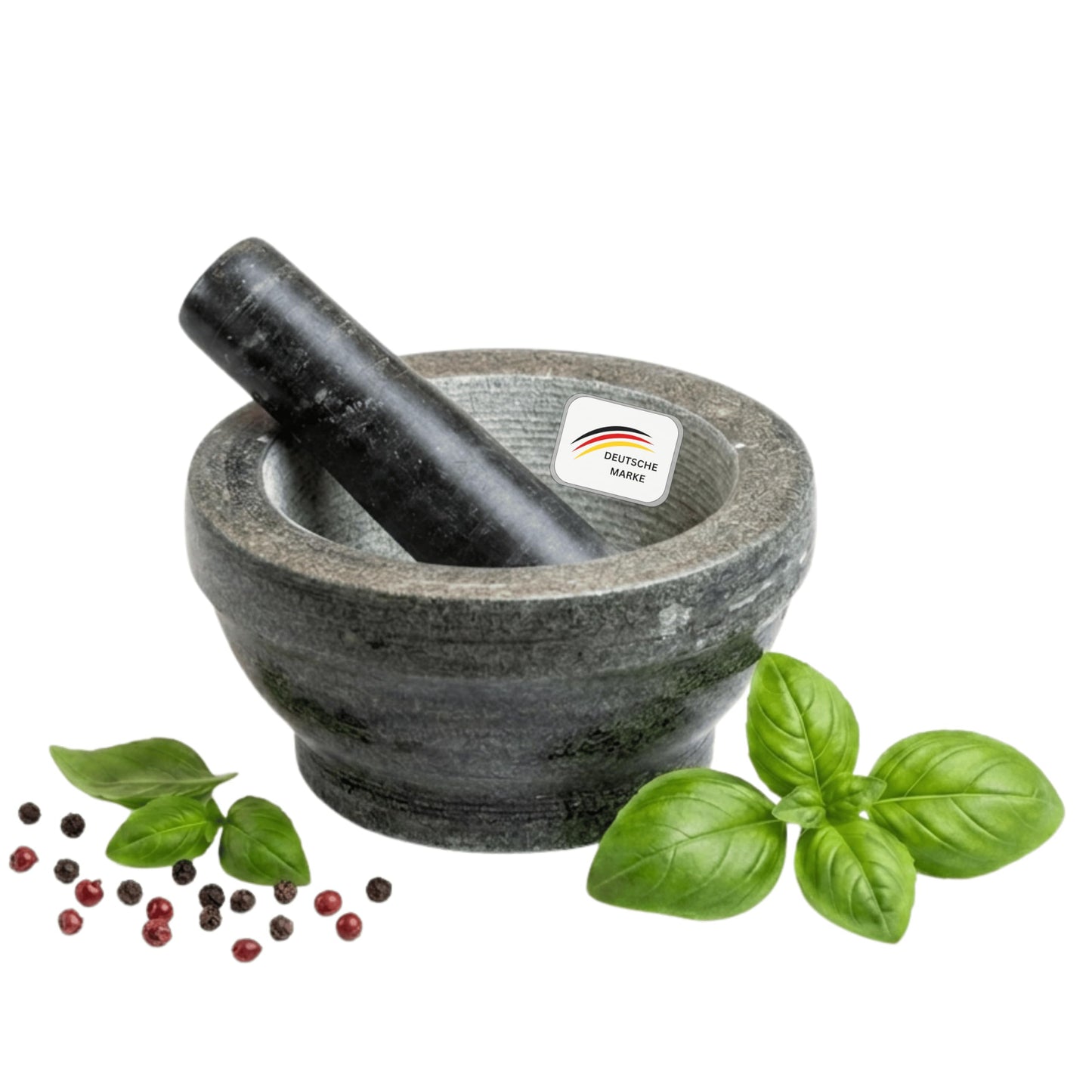 Steinmörser mit Stössel aus Granit, Granit