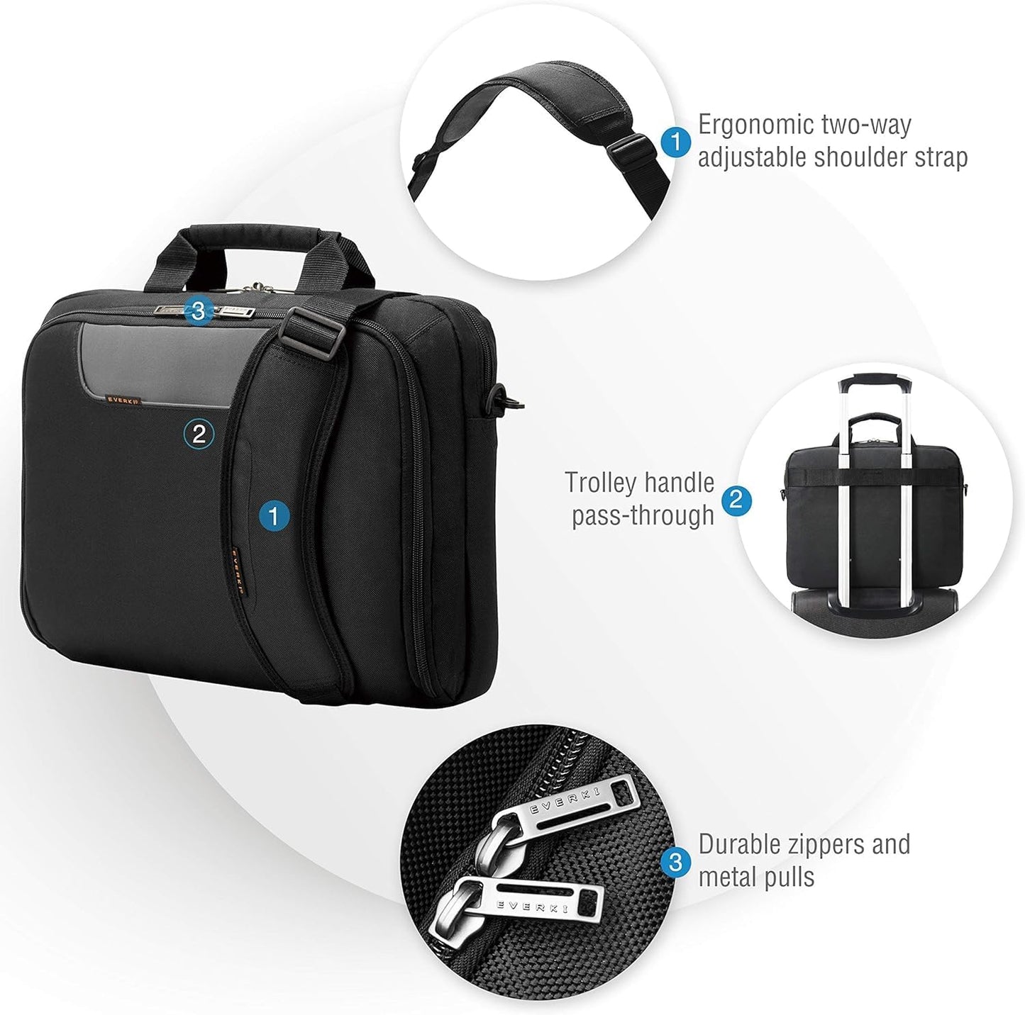 Laptoptasche Advance, 14,1 Zoll