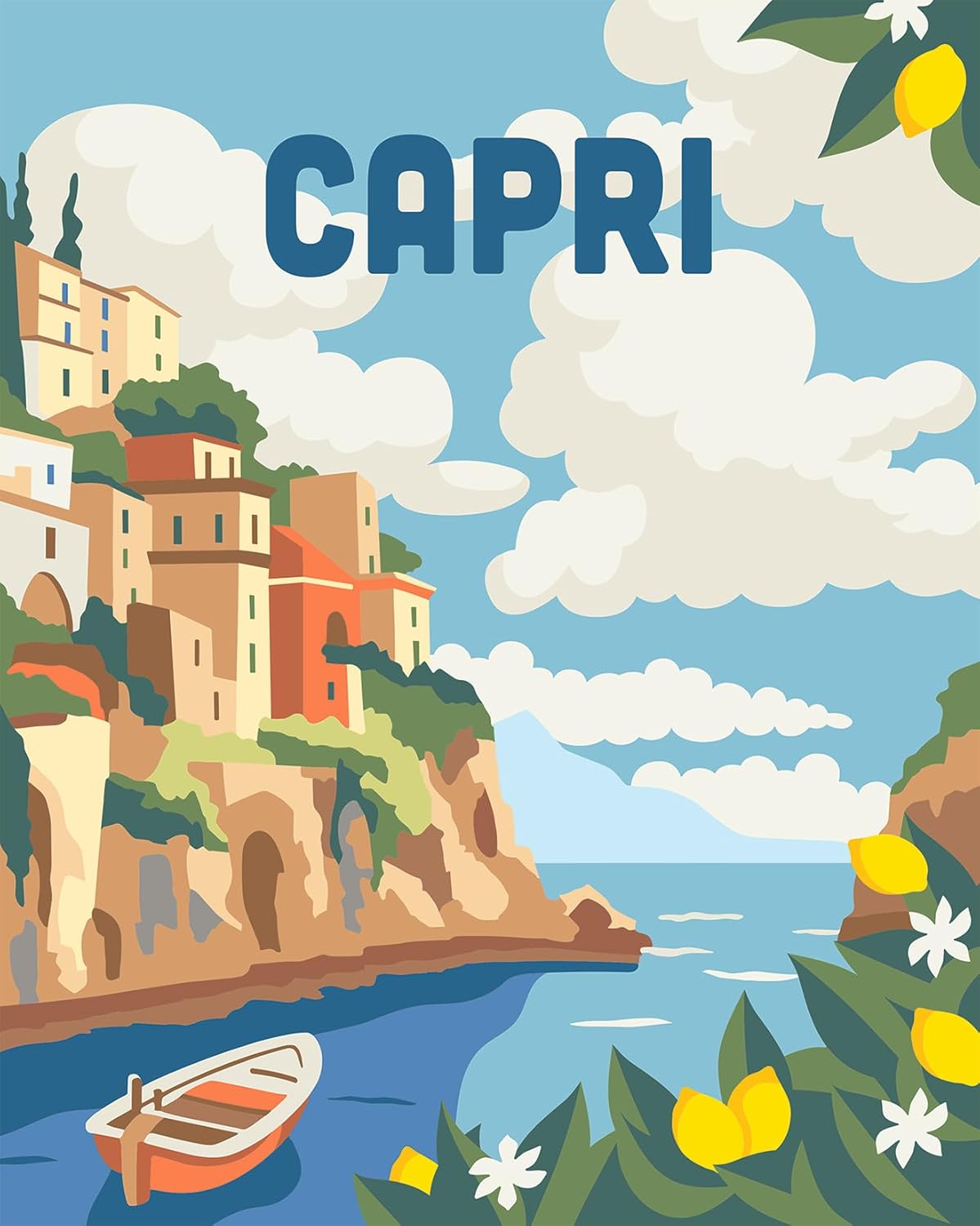 CreArt Adults Trend - Capri Malen nach Zahlen