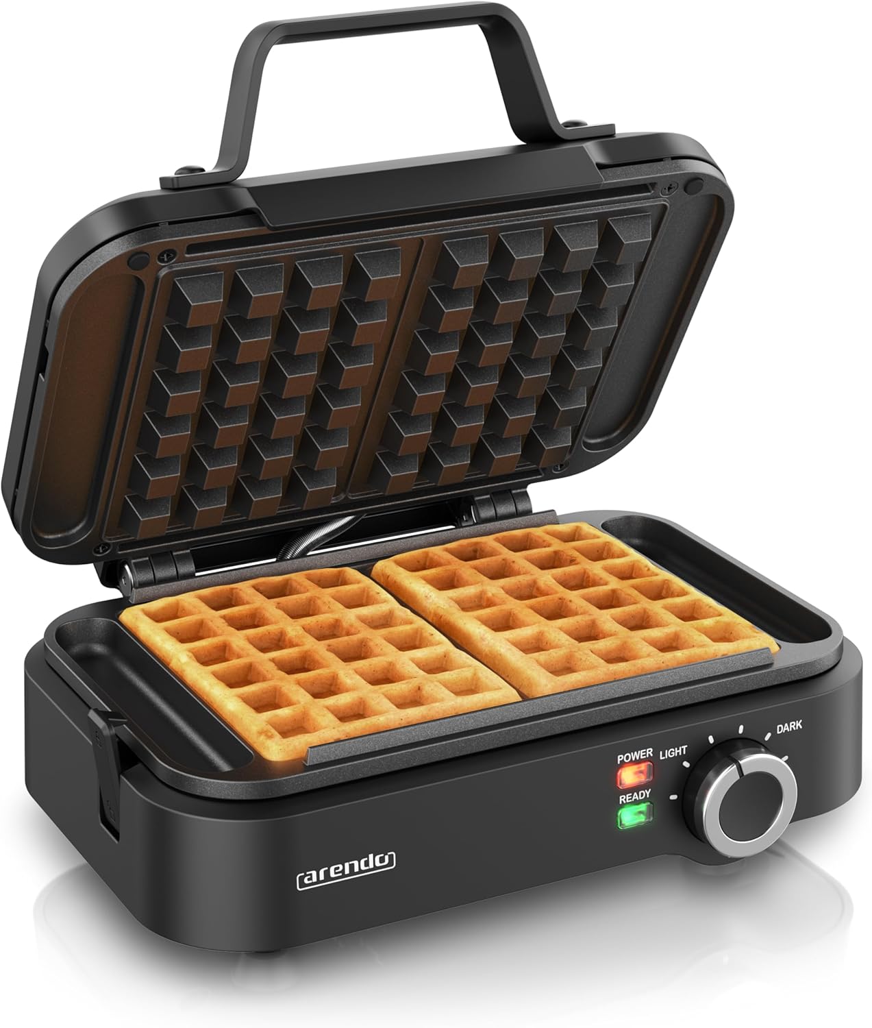 Doppel-Waffeleisen für belgische Waffeln