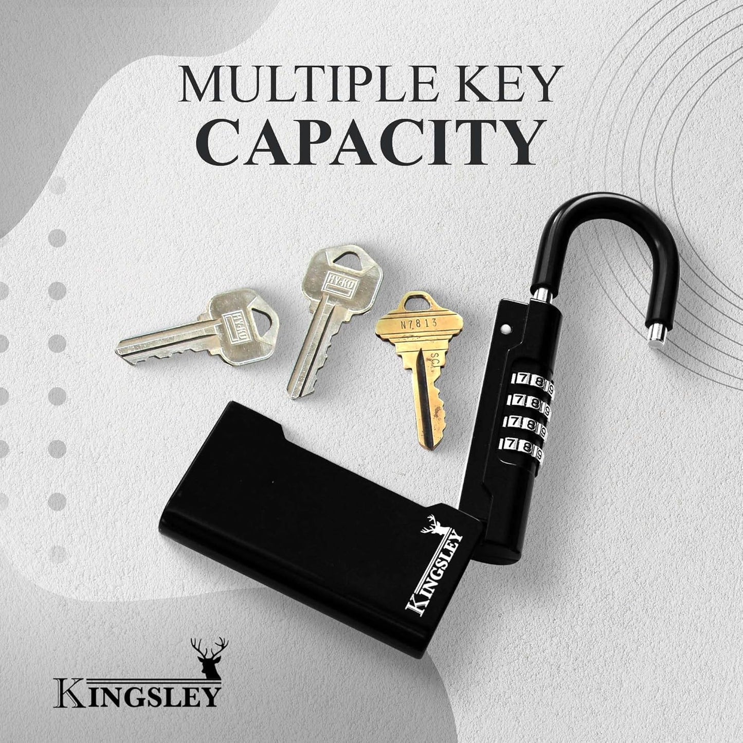 Guard-a-Key Schlüsselsafe, Schwarz