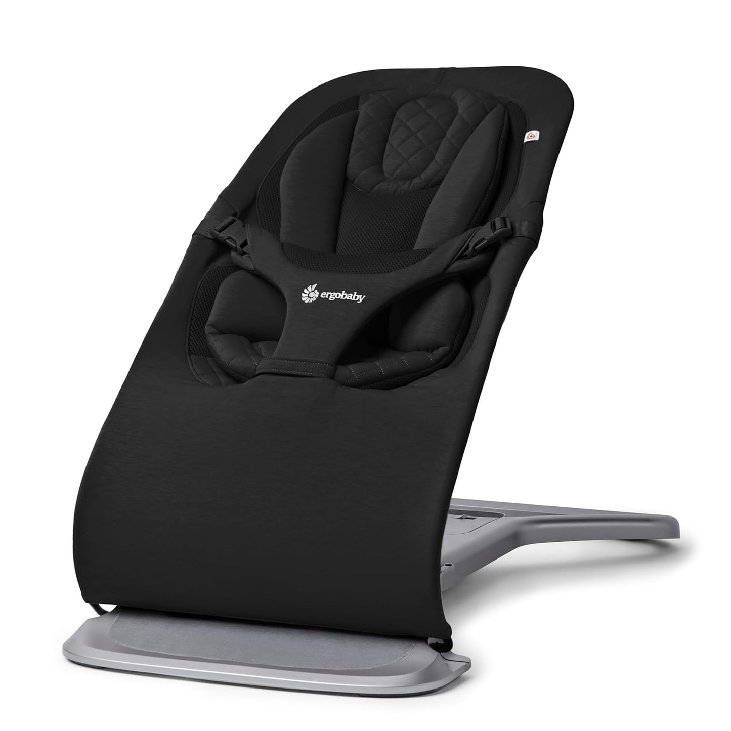 Evolve Bouncer Babywippe, Onyx Black / Knit