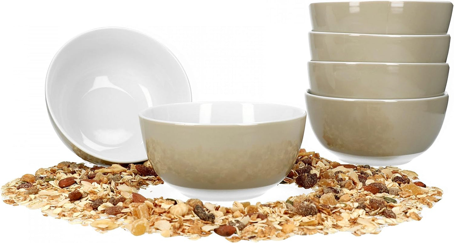 6-teiliges Vario Müslischalen-Set, Müslischalen | 6 Stk. Beige