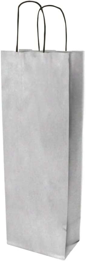 Geschenktüten-Set für Flaschen, 250 Stück, 1 stück (250er Pack) Silber