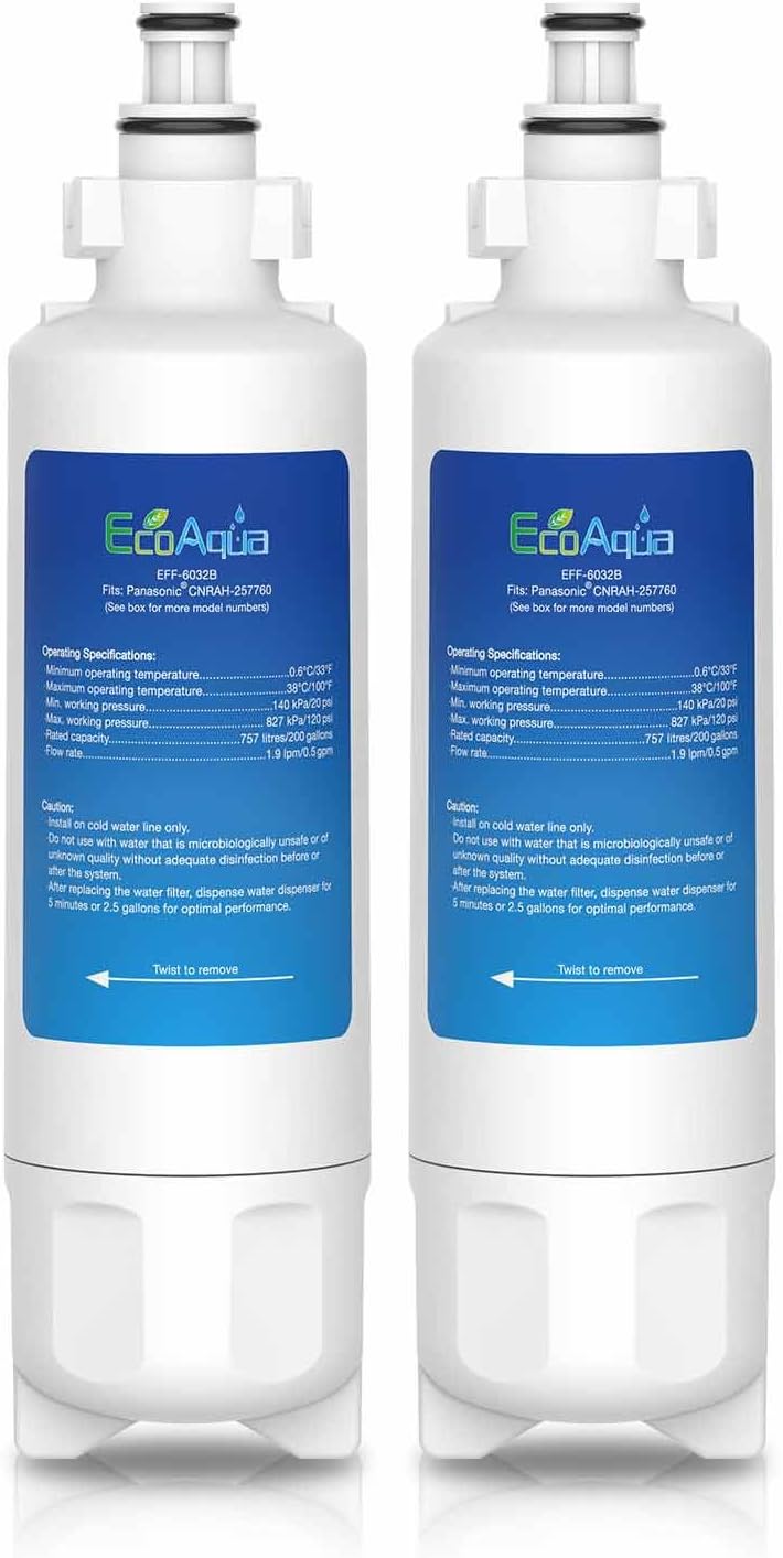 Kühlschrankwasserfilter EFF-6032B, 2 Stück (1er Pack)