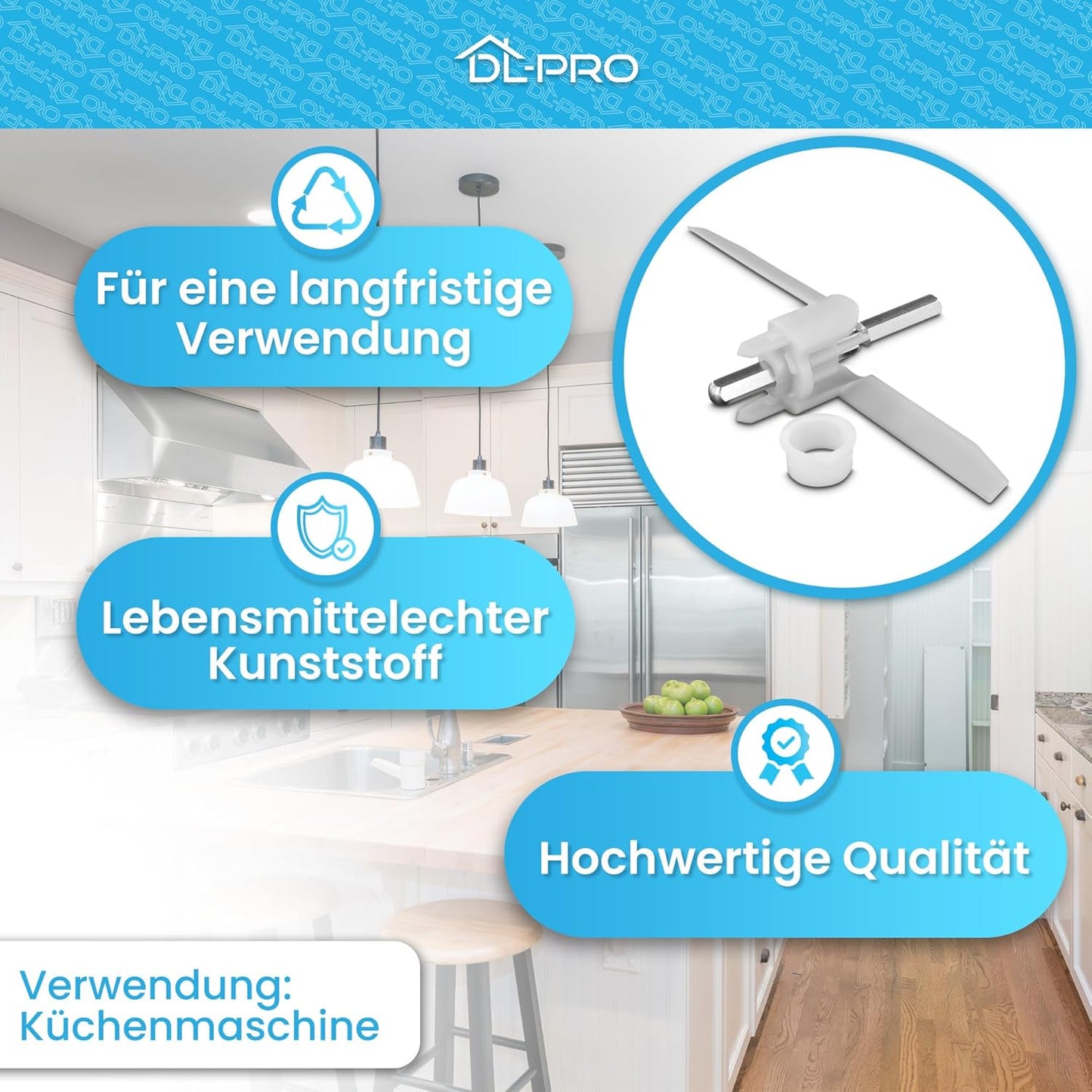 Mitnehmer-Set für Bosch Küchenmaschine (2 Stück)