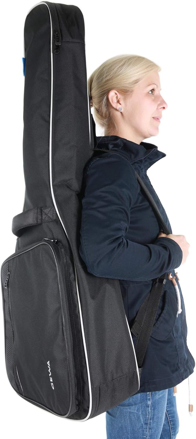 Gitarrentasche Gig Bag Economy, Konzert 3/4 - 7/8 Schwarz