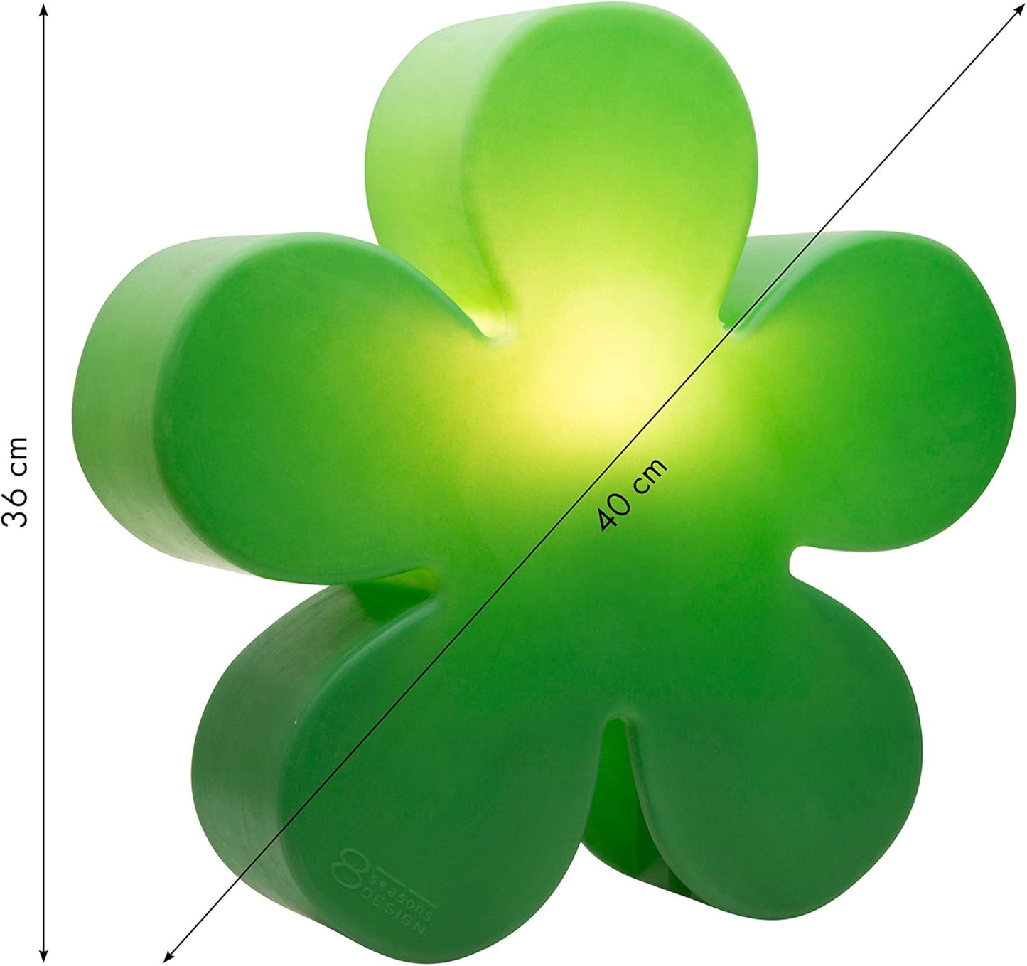 Shining Flower Dekoleuchte, 40 cm - LED Grün