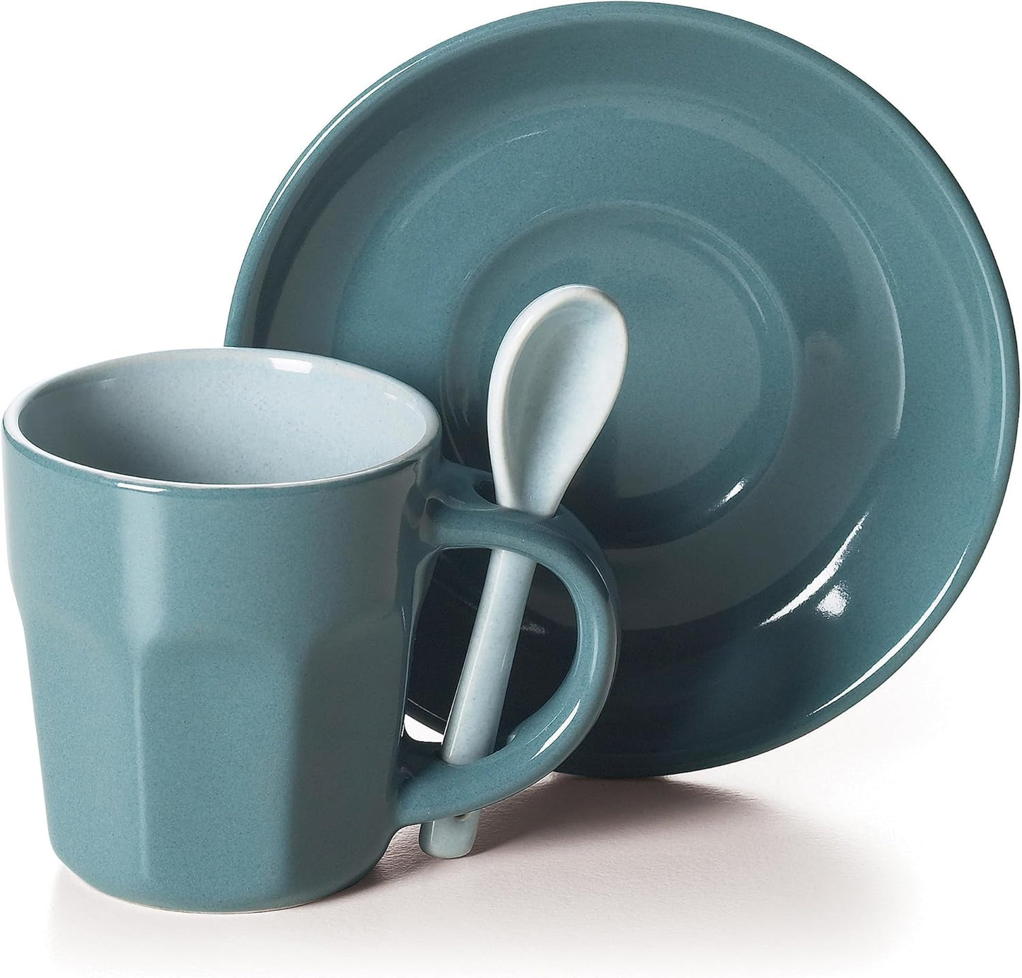 6er-Set Kaffeetasse mit Untertasse, Single