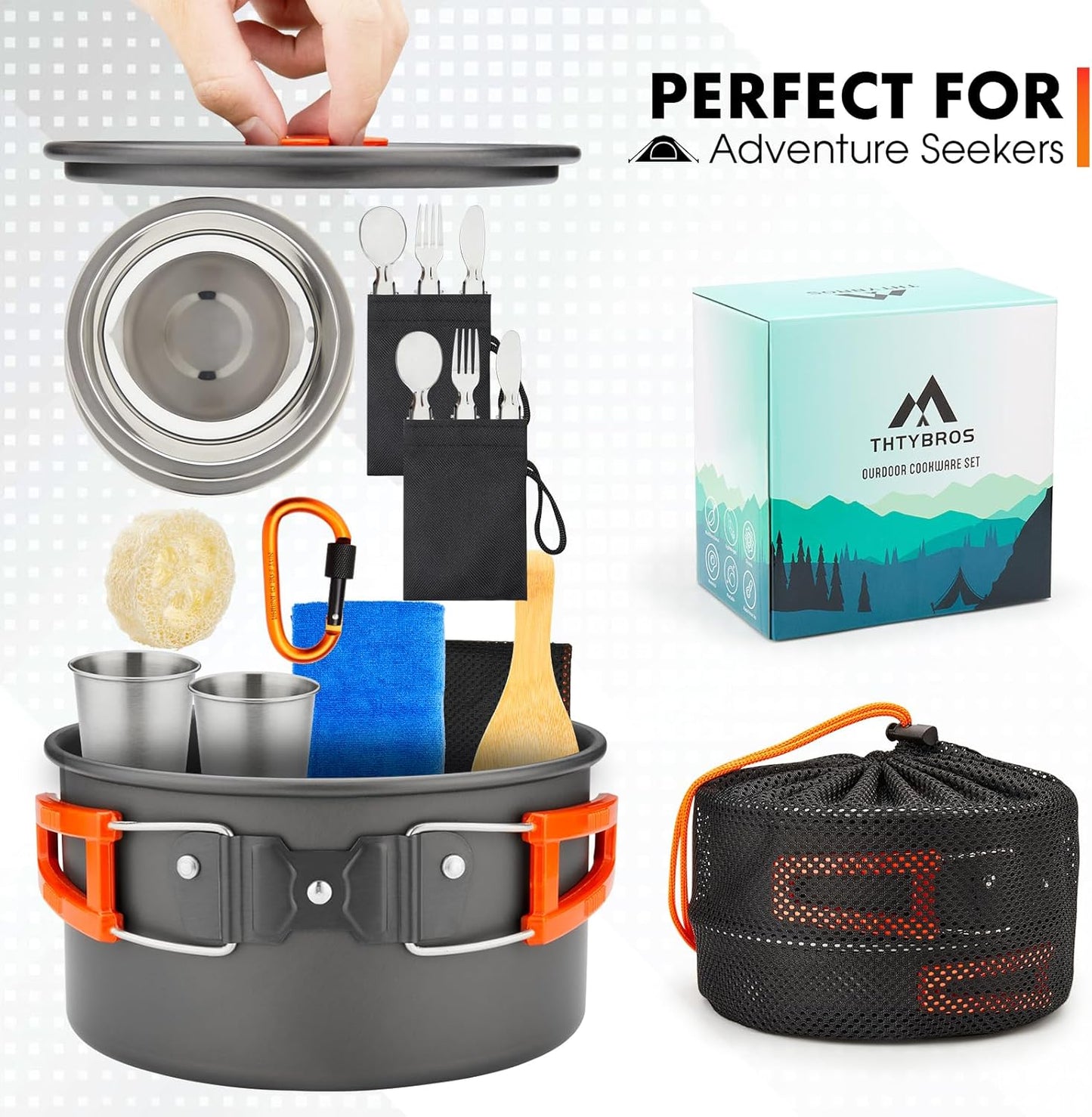 Camping-Kochgeschirr-Set