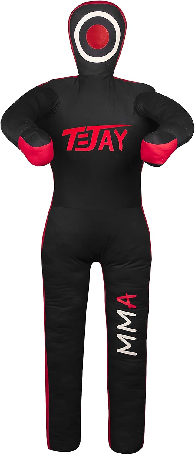MMA Stand-Grappling-Dummy, Black Red 47" (Inches)