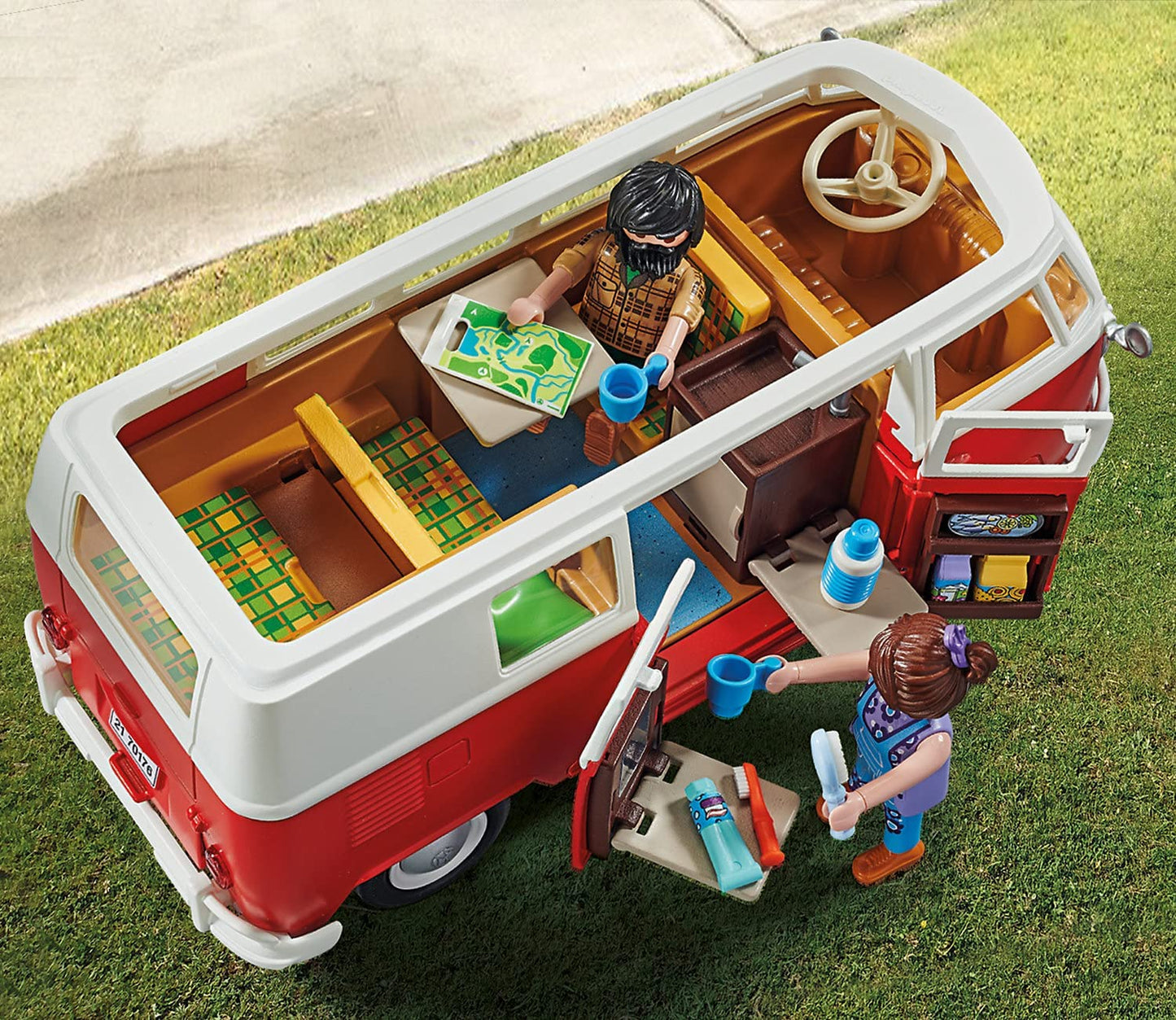 70176 Classic Cars Volkswagen T1 Camping Bus, Konstruktionsspielzeug