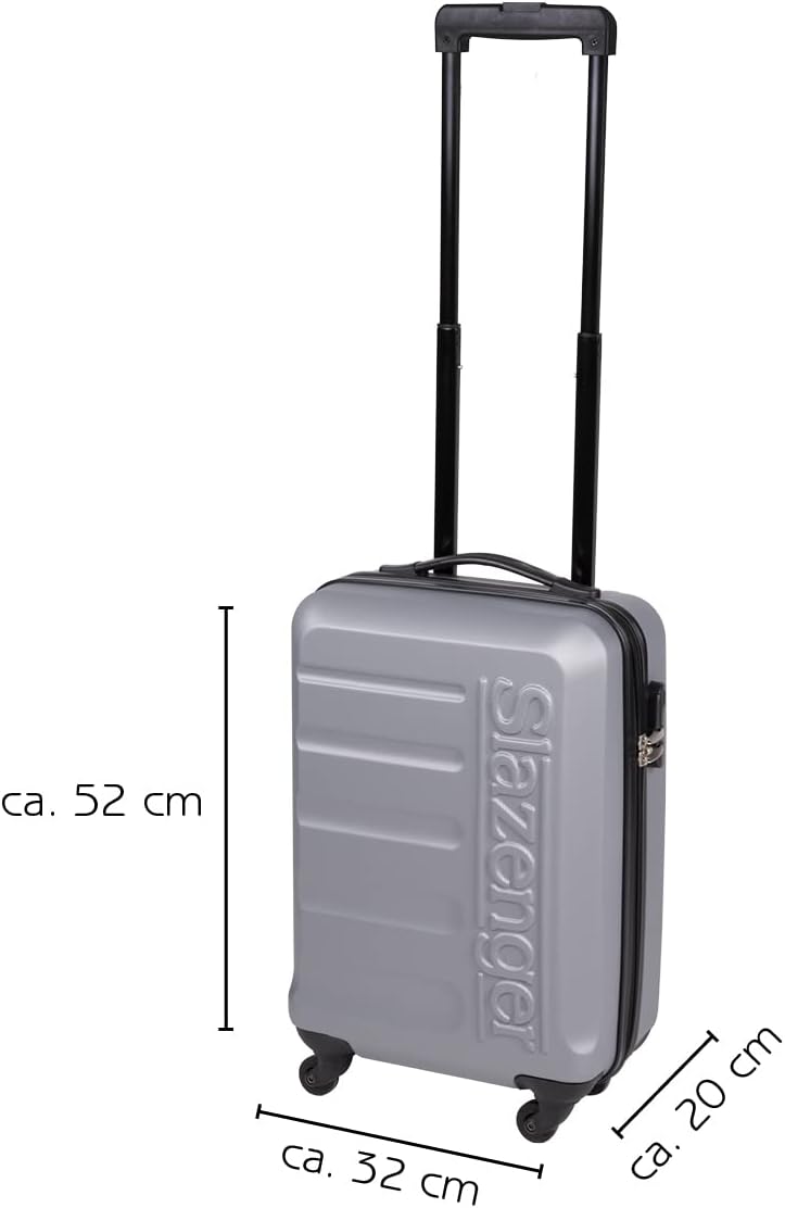 Trolley Set 18/22/26" ABS 3pcs, 3-Teilig Grau Grau