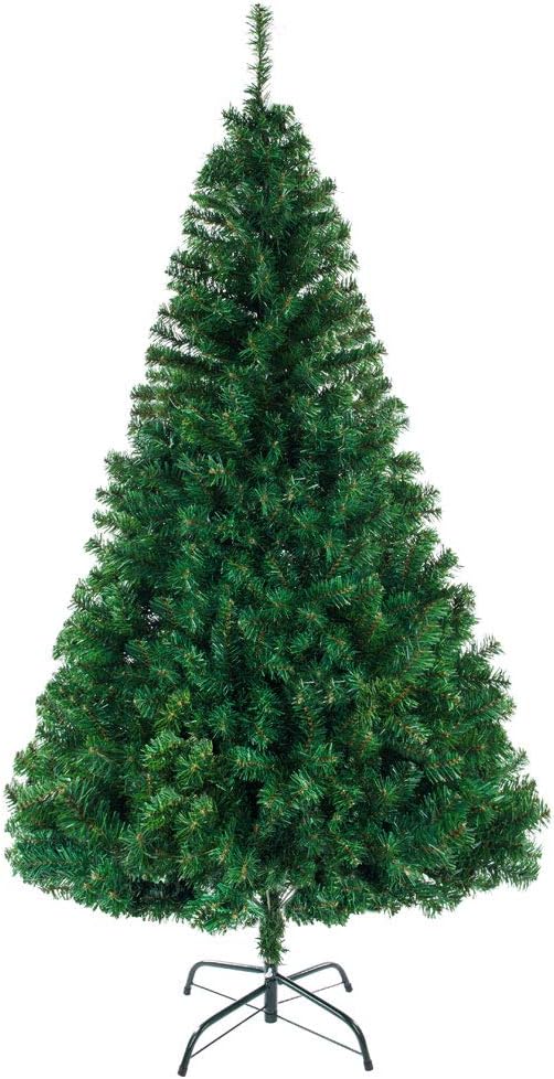 Künstlicher Weihnachtsbaum mit Metallständer, Grün, 240 cm