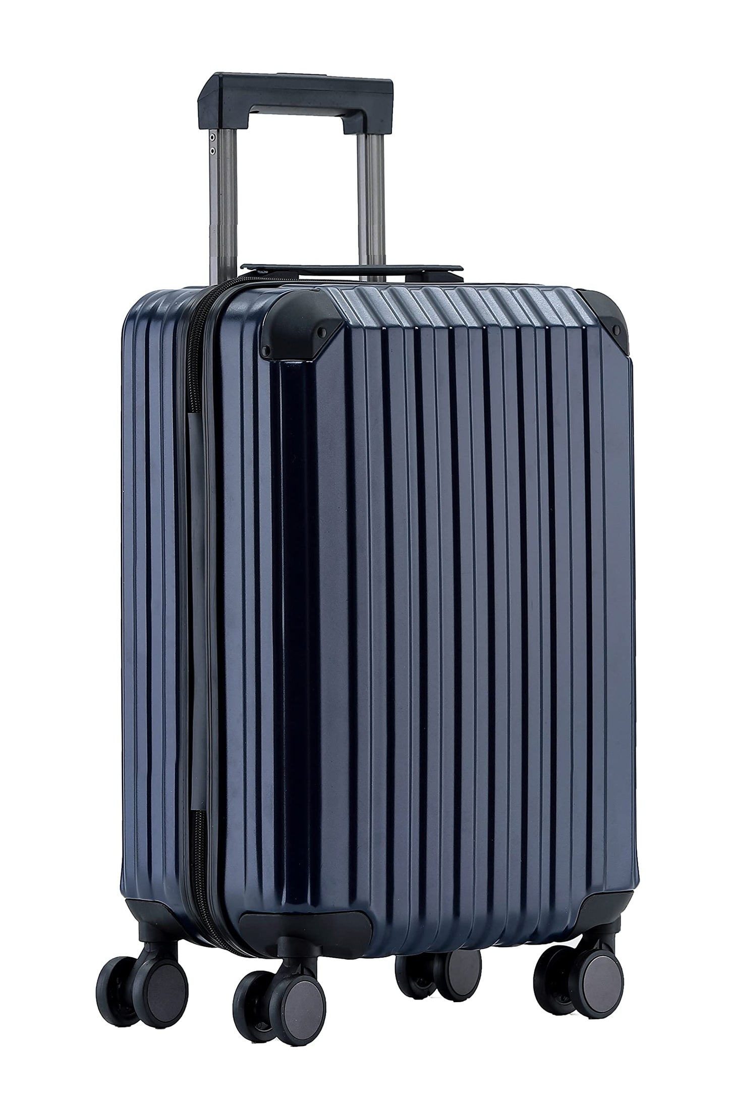 TSA-Schloss Koffer Trolley Hartschale, Dunkelblau