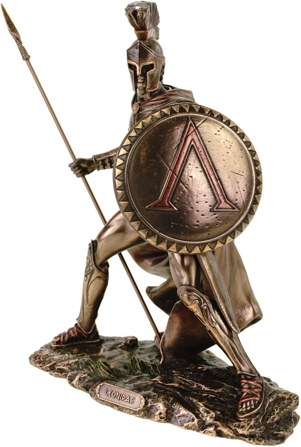 Leonidas mit Schild und Speer