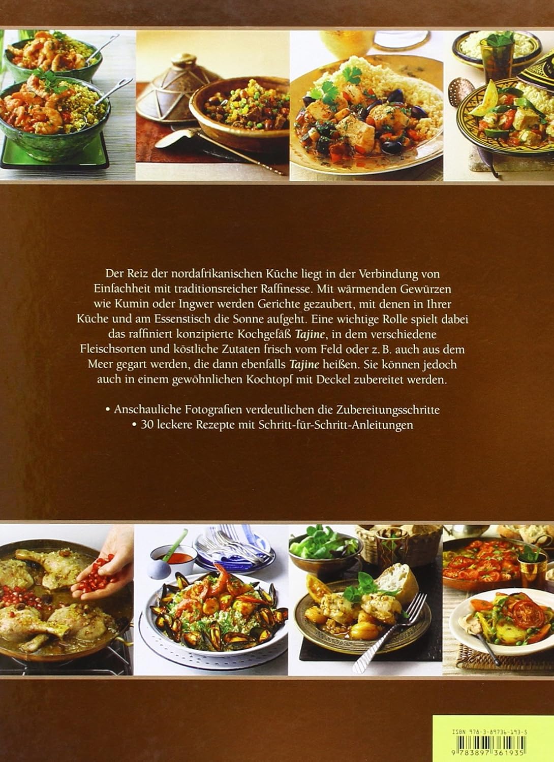 Tajine mit Kochbuch, 6-8 Personen