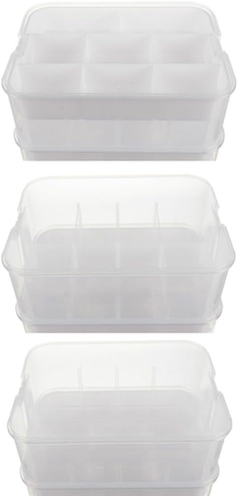 Baustein-Aufbewahrungsbox, 4 Etagen