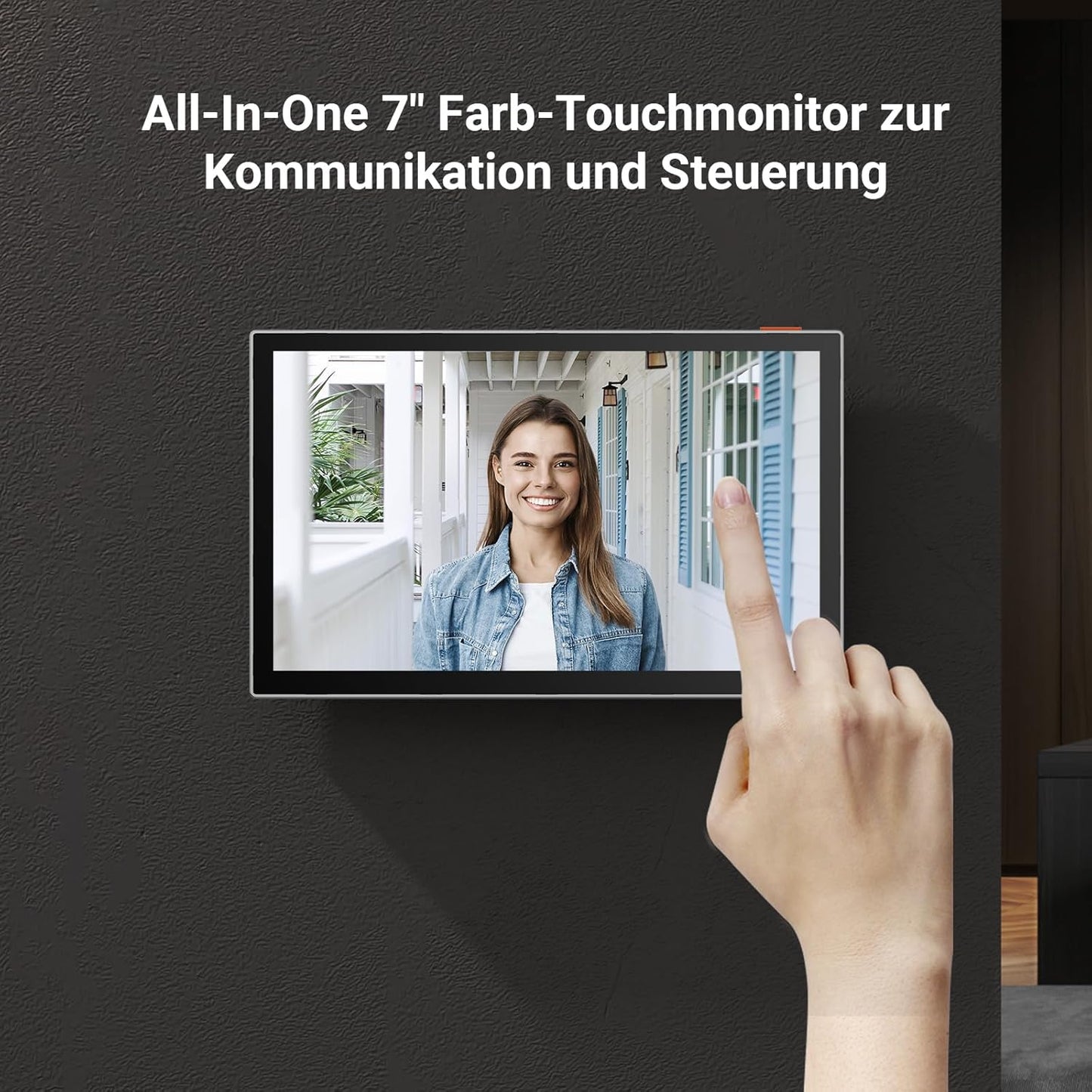 Video-Türsprechanlage CP5 mit Farb-Touchscreen, Grau