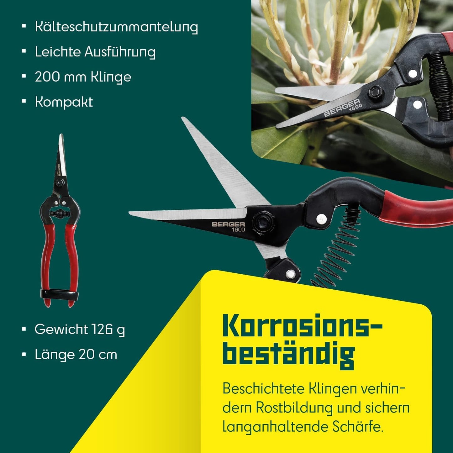 Traubenschere 1600, Single