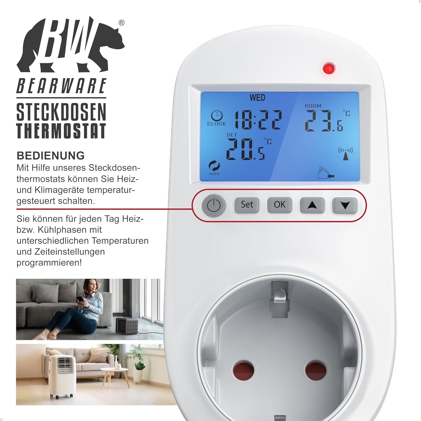 Steckdosen-Thermostat