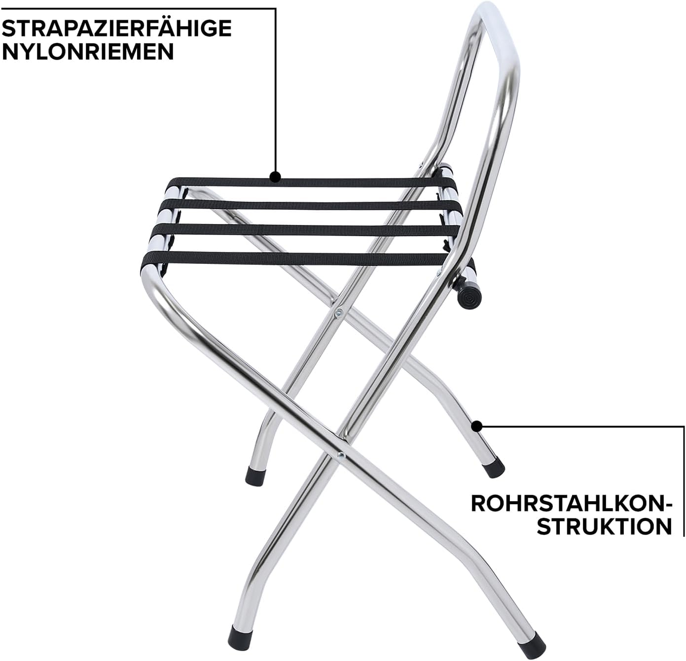 Kofferständer, Chrome