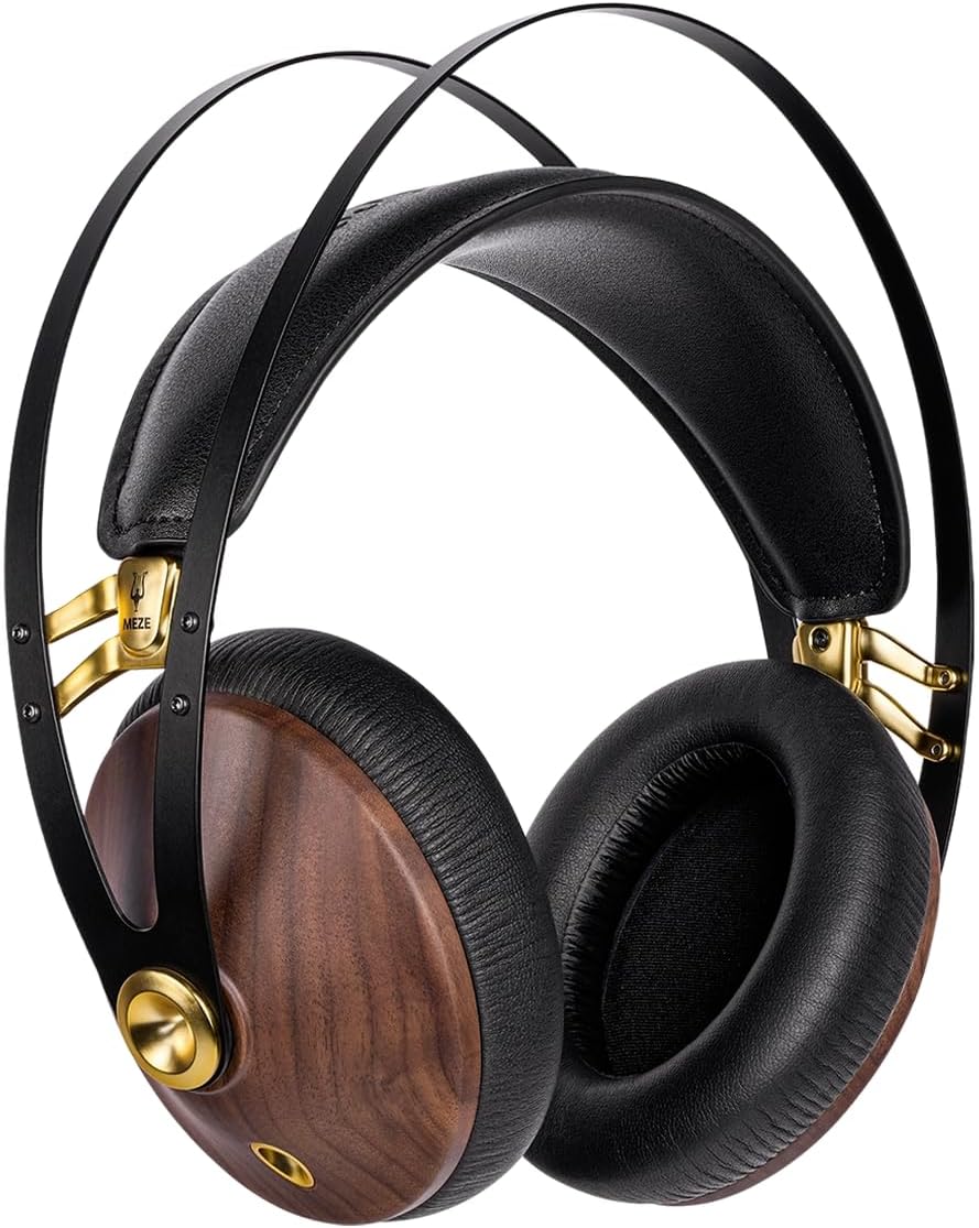 Over-Ear-Kopfhörer, Braun, Gold