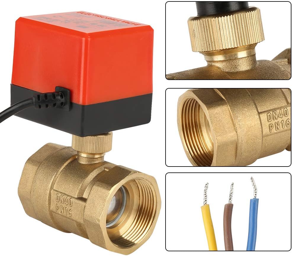 Motorventil DC 24V DN40 G1-1/2"