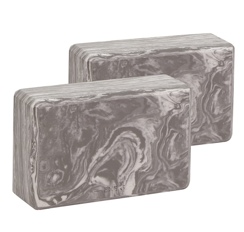Yoga-Blöcke, 23 x 15 x 7.5 cm Marmor