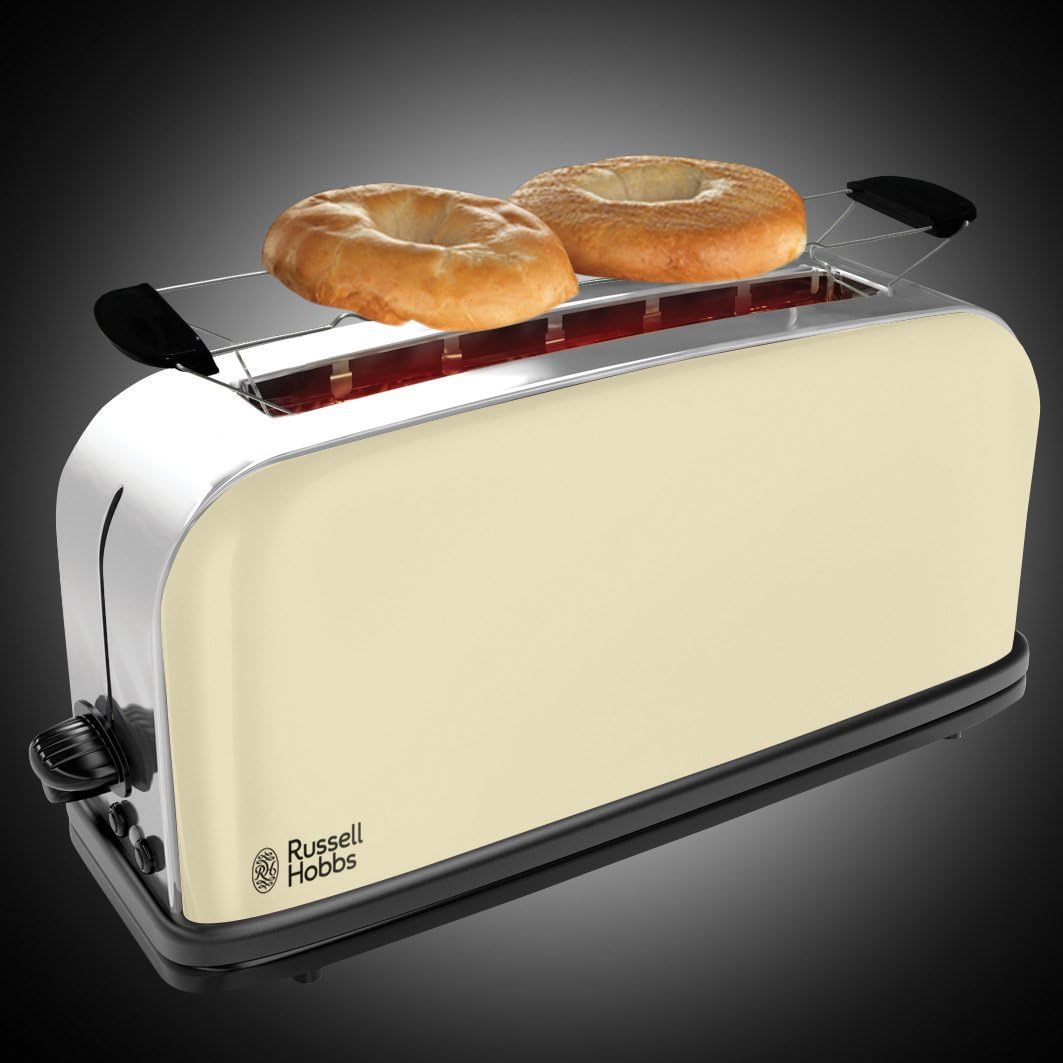Langschlitz-Toaster mit Brötchenaufsatz