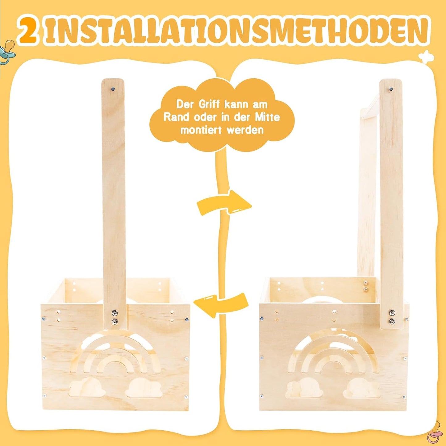 Baby-Geschenkkorb mit Griff