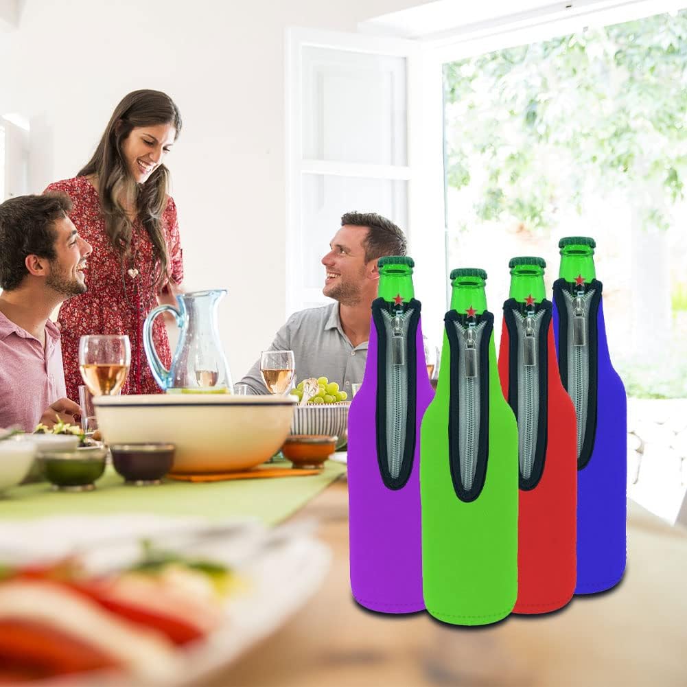 Thermo-Flaschenhüllen-Set, 6 Farben