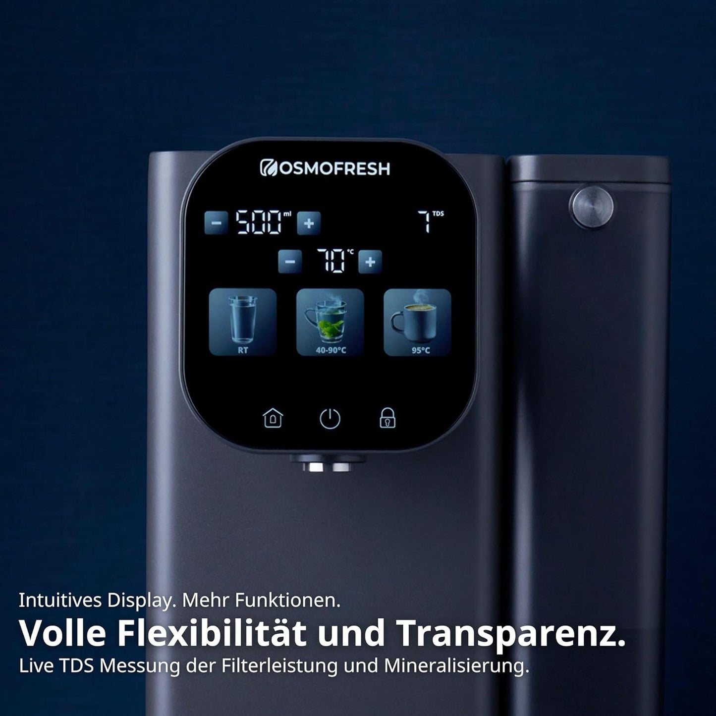 Fusion Air Osmoseanlage mit Heisswasserspender