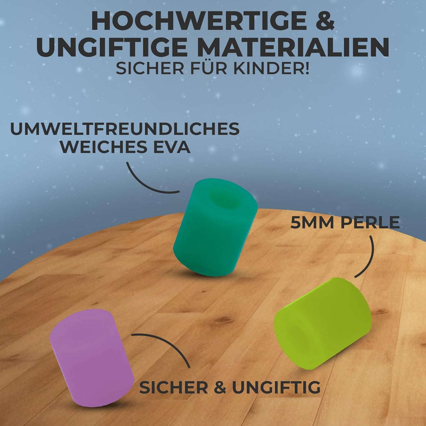 Bügelperlen-Set mit 50 Vorlagen