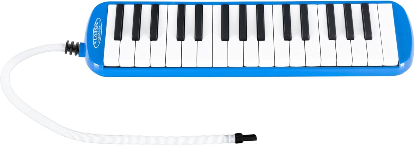 Melodica mit 32 Tasten und Zubehör, Blau
