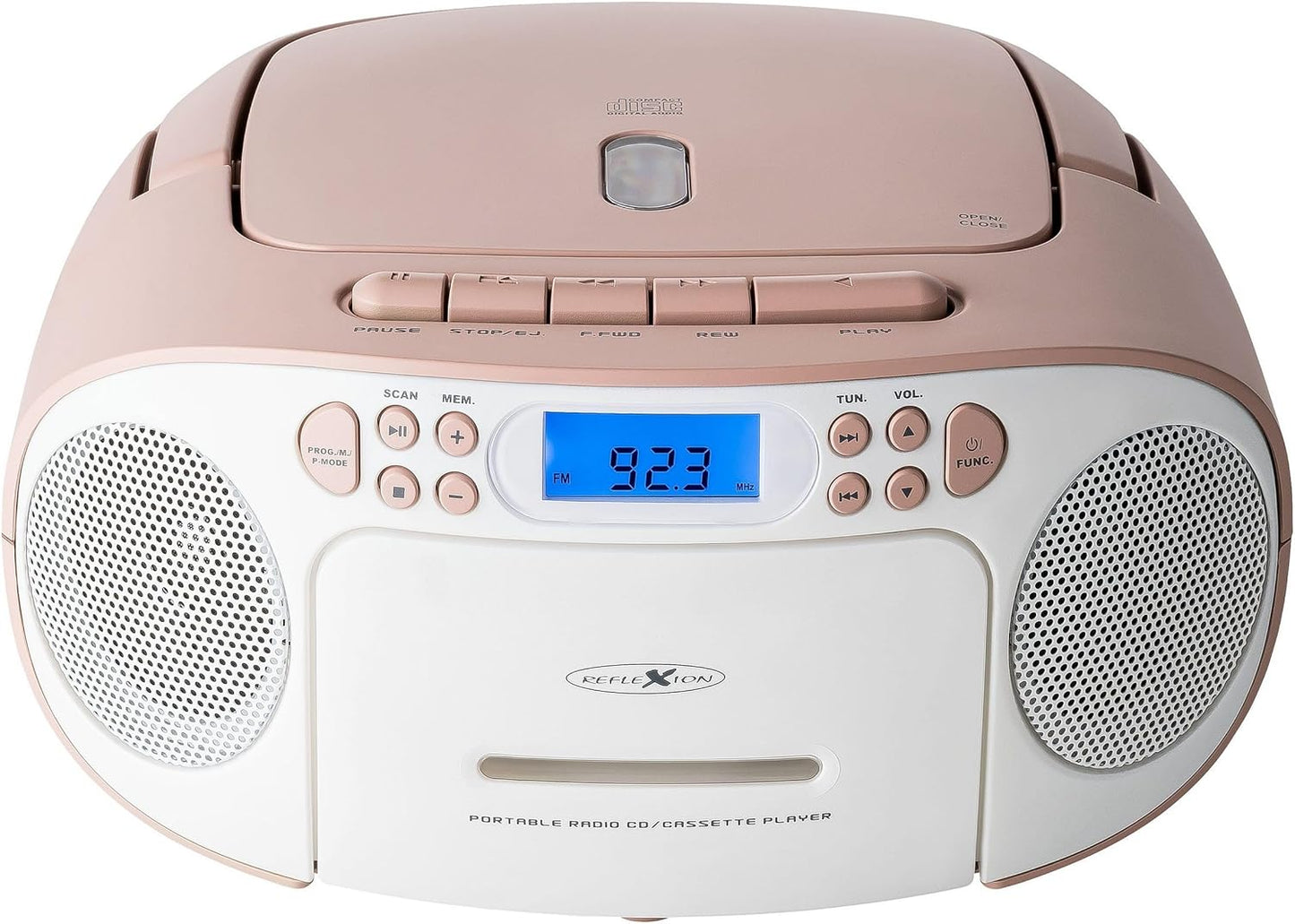 CD-Player mit Kassette RCR2260, ohne DAB-Radio Pink