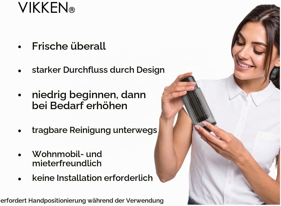 Go+ Travel Bidet mit USB-Aufladung, 550ml Classic