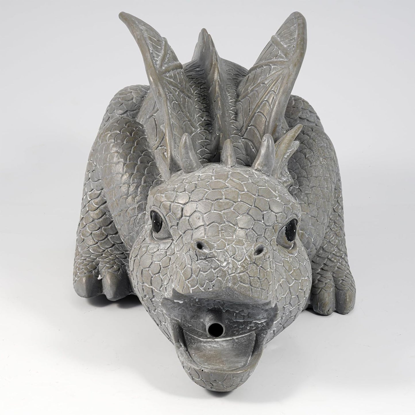 Solar-Wasserspeier Set Drache Grisu (Höhe 20 cm)