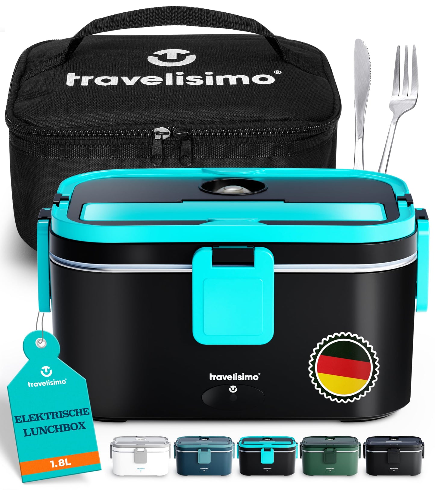 Elektrische Lunchbox XXL, Neon