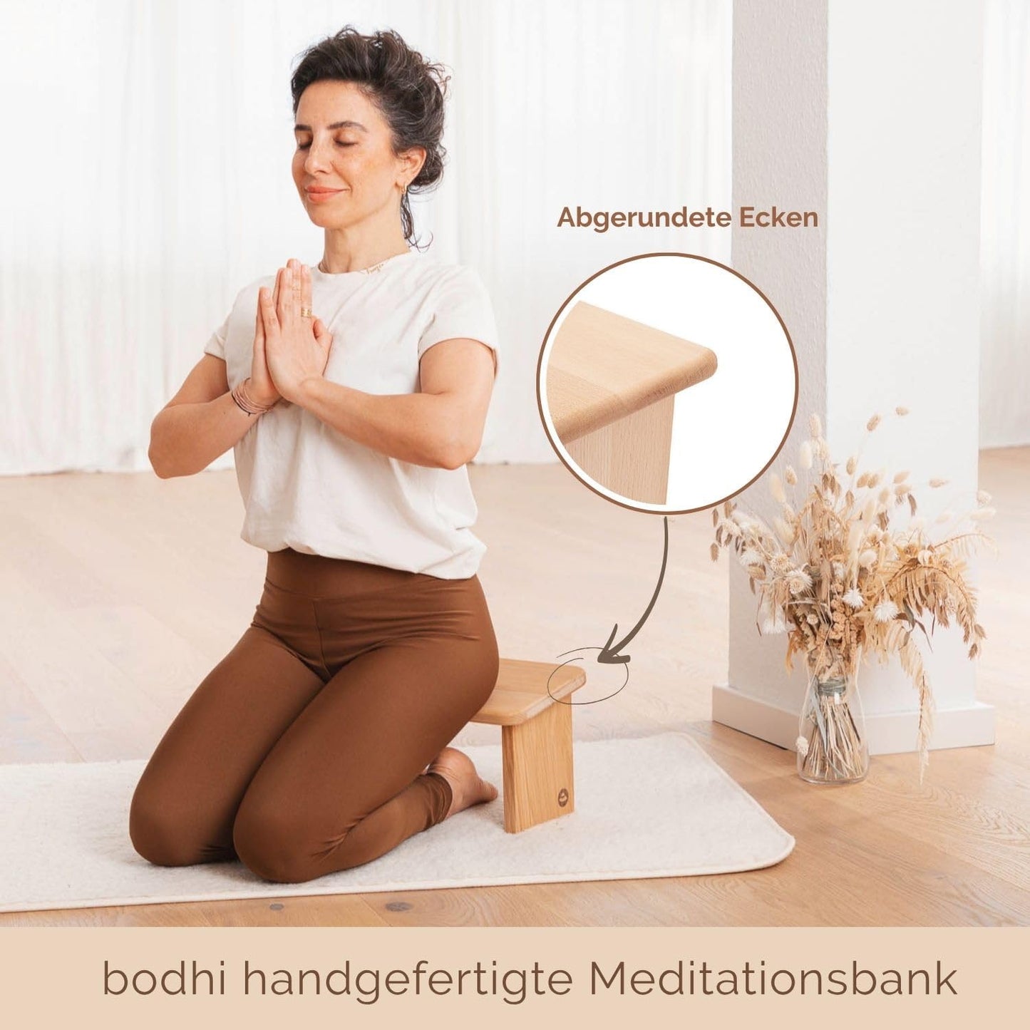 Klappbare Meditationsbank Lhasa, Meditationsbank Lhasa - Klappbar