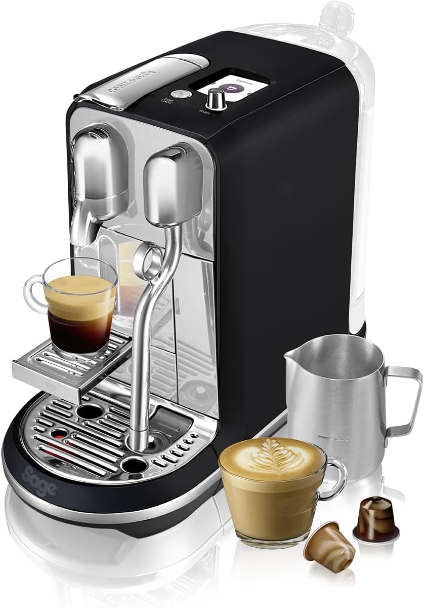 Kaffeekapselmaschine Creatista Plus, Mattschwarz