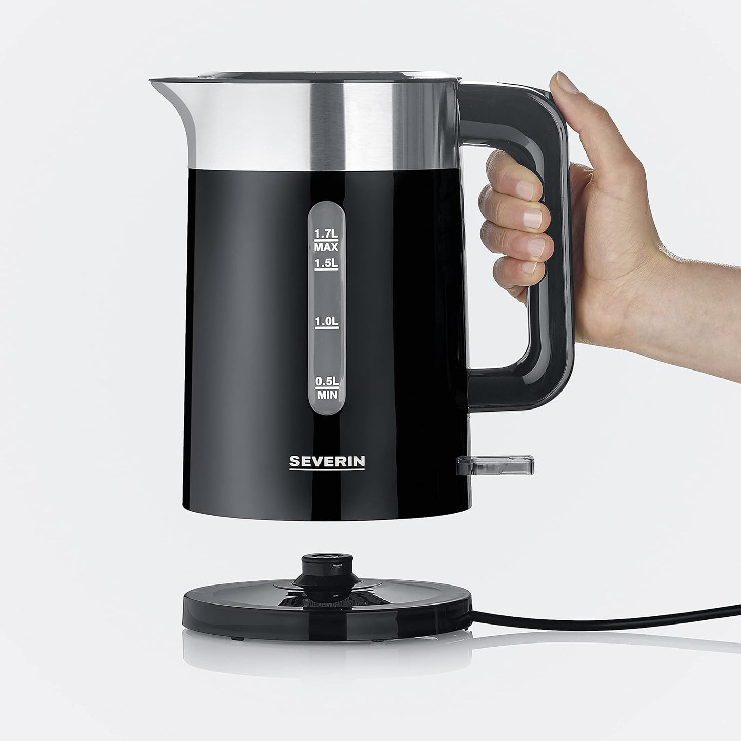 Wasserkocher WK9265 mit Einhandbedienung, 1.7 Liter