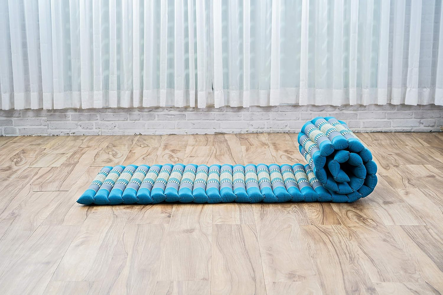 Faltbare Bodenmatratze Sf22 mit Kapok-Füllung, S: 190x50 cm Sf22 - Blau