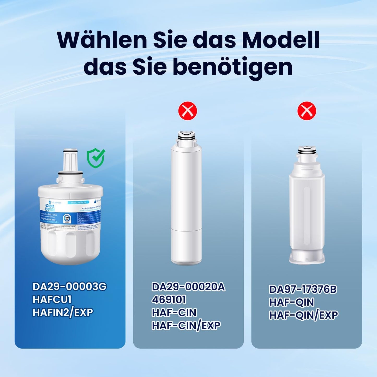 Kühlschrank Wasserfilter-Set, 3 Count (Pack of 1)