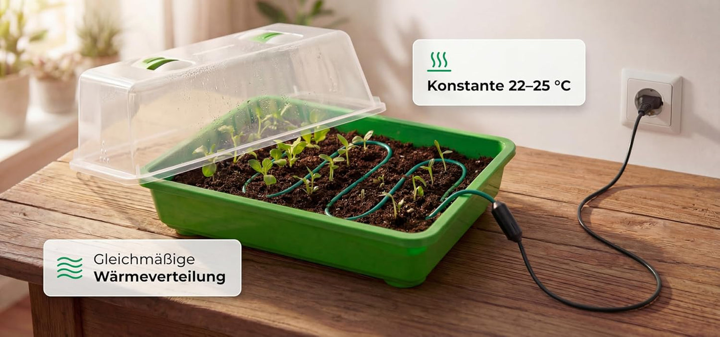 Pflanzenheizung Heizkabel, L — 10 m | 40 W