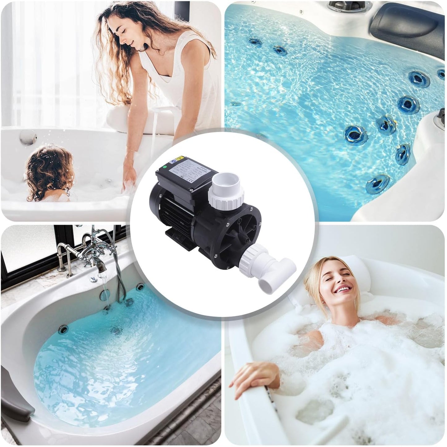 Poolpumpe, 0.55 Kw / 0.75 Hp