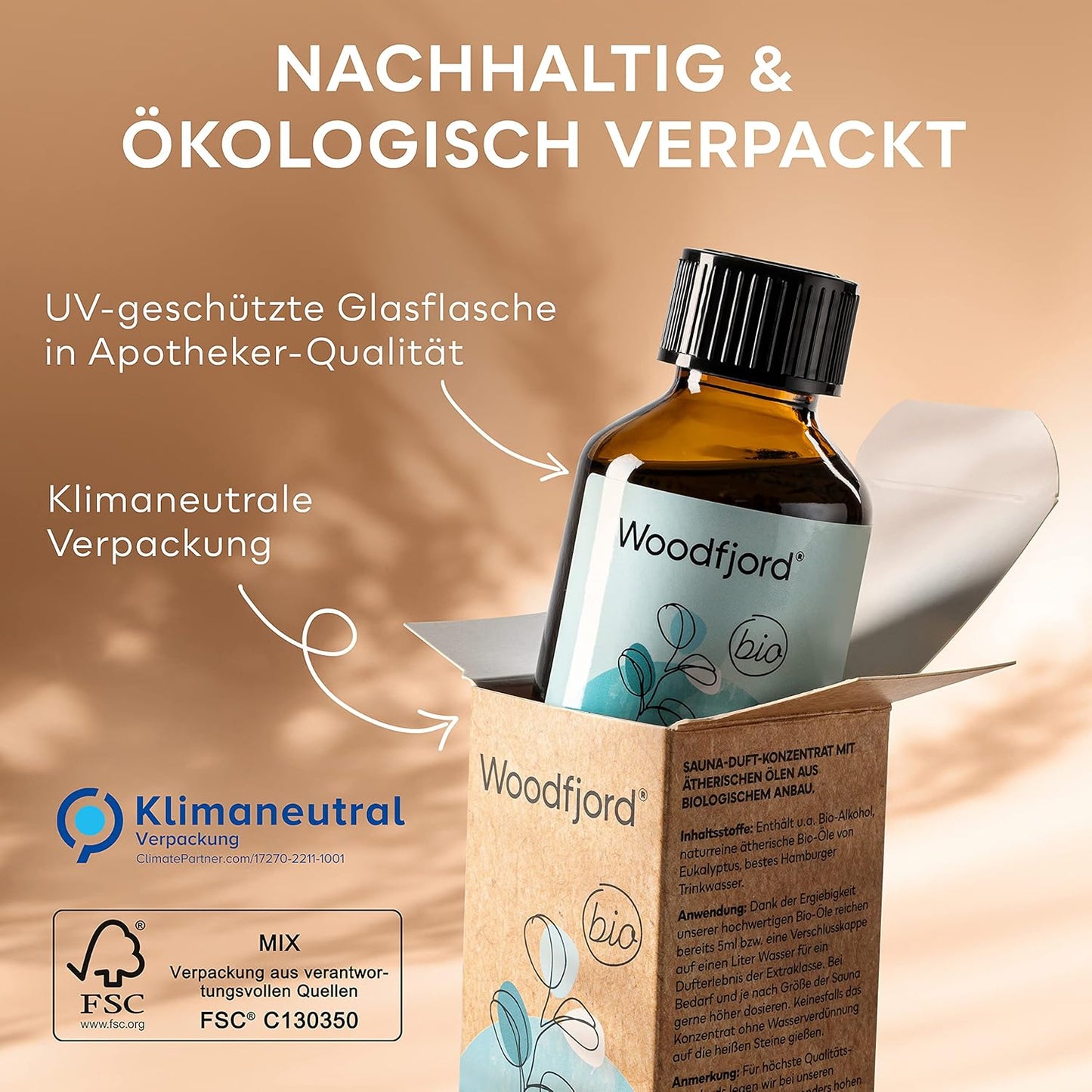 Saunaaufguss Eukalyptus-Minze, Eukalyptus-Minze (Bio) 1er Verpackung